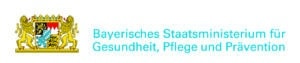 Logo des Bayerischen Staatsministeriums für Gesundheit, Pflege und Prävention
